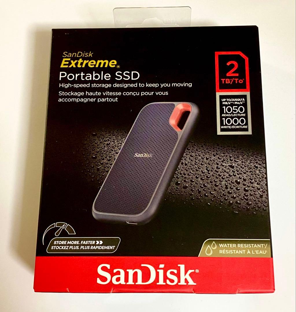 【未使用未開封】SanDisk Extreme Portable SSD 2TB