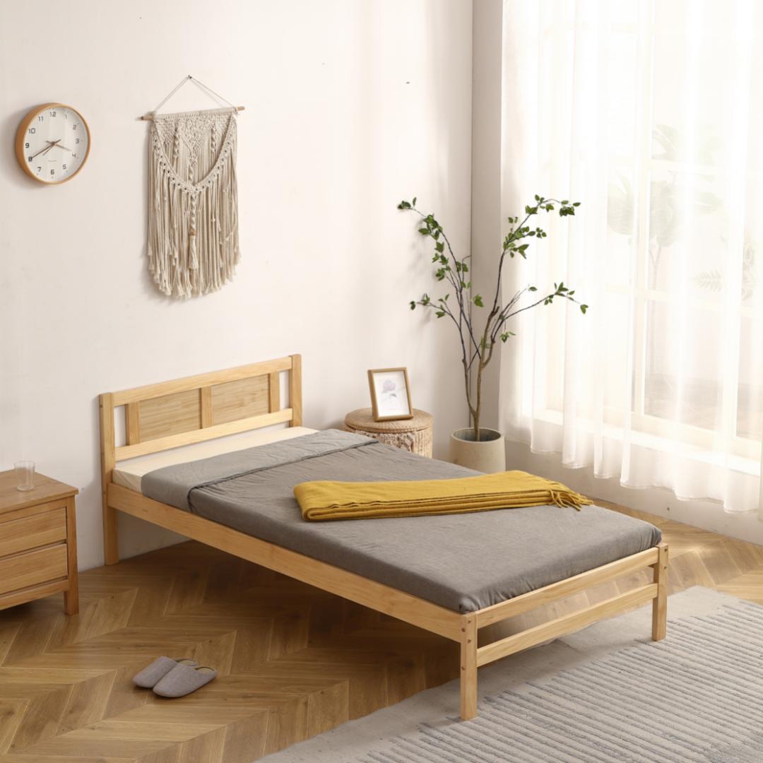 【ナチュラル】親子ベッド 二段ベッド ウッドベッド シングルベッド ディベッド