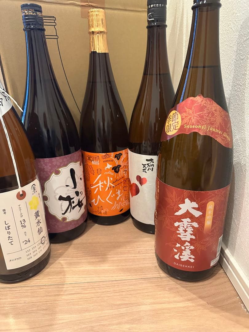 一升瓶　5本　セット　季節限定 日本酒