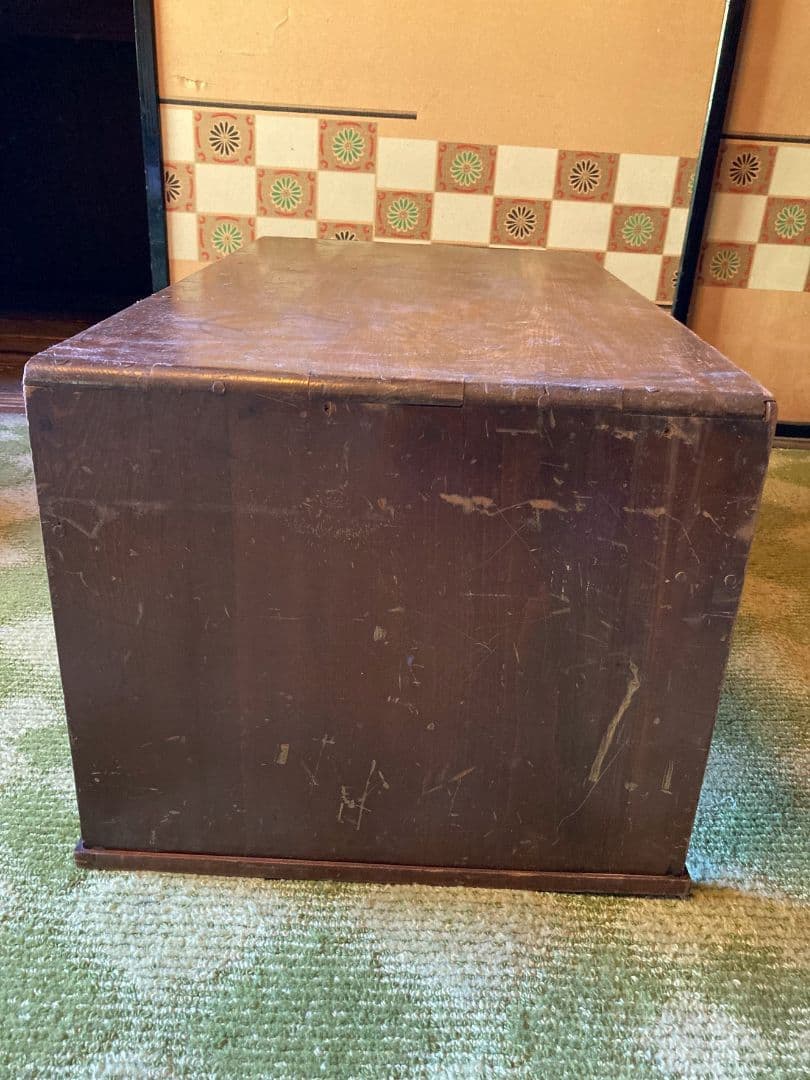 【送料込】文机 古家具 書斎机 昭和レトロ　アンティーク家具　机　レトロ