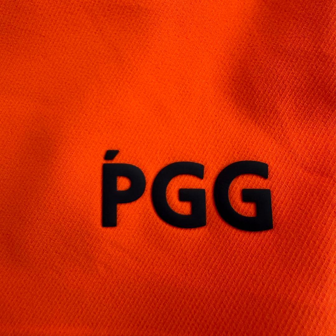 現行モデル　パーリーゲイツ　PGG ハーフパンツ　短パン　オレンジ　美品　5 L