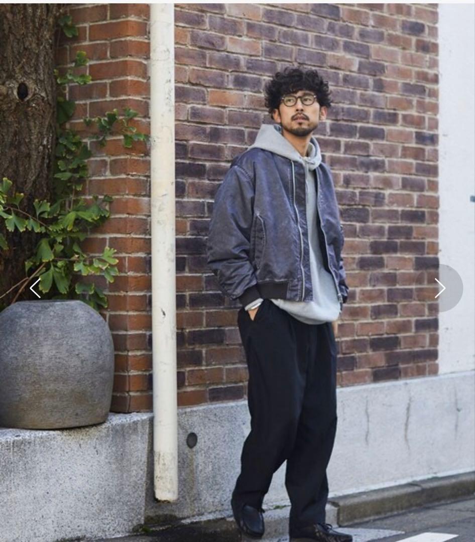 ヴィンテージ加工 ショートMA-1ジャケット/ミリタリージャケ/フライト　短丈