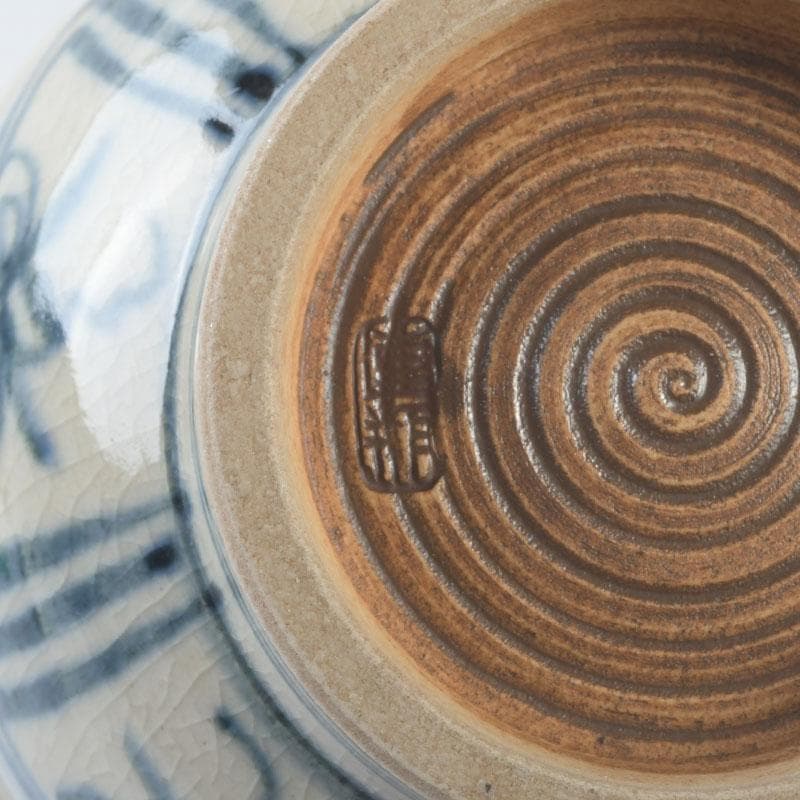 茶道具　加藤連瓶造　安南写　数茶碗　十客　共箱　V　9730A