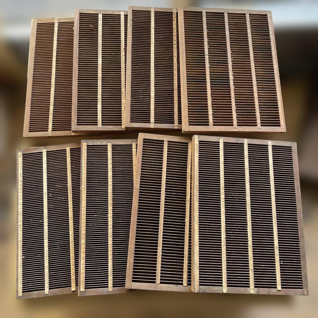 【倉庫整理セール】m 38-6/プリンタートレイ 【活版印刷】【古道具】