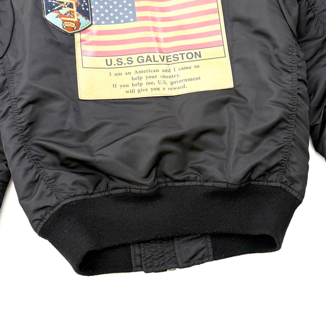 アヴィレックス MA-1 TOP GUN 限定 M ブラック