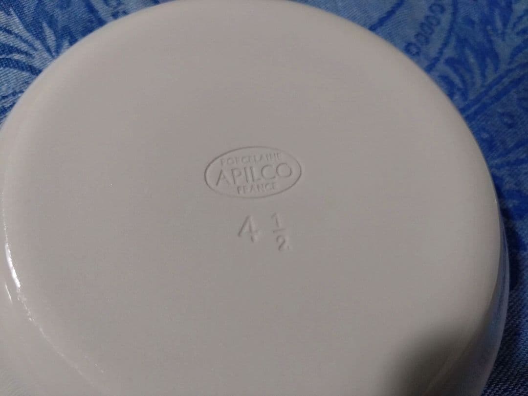 APILCO/アピルコ/4枚セット/キュイジーヌ/クリームブリュレ/希少サイズ