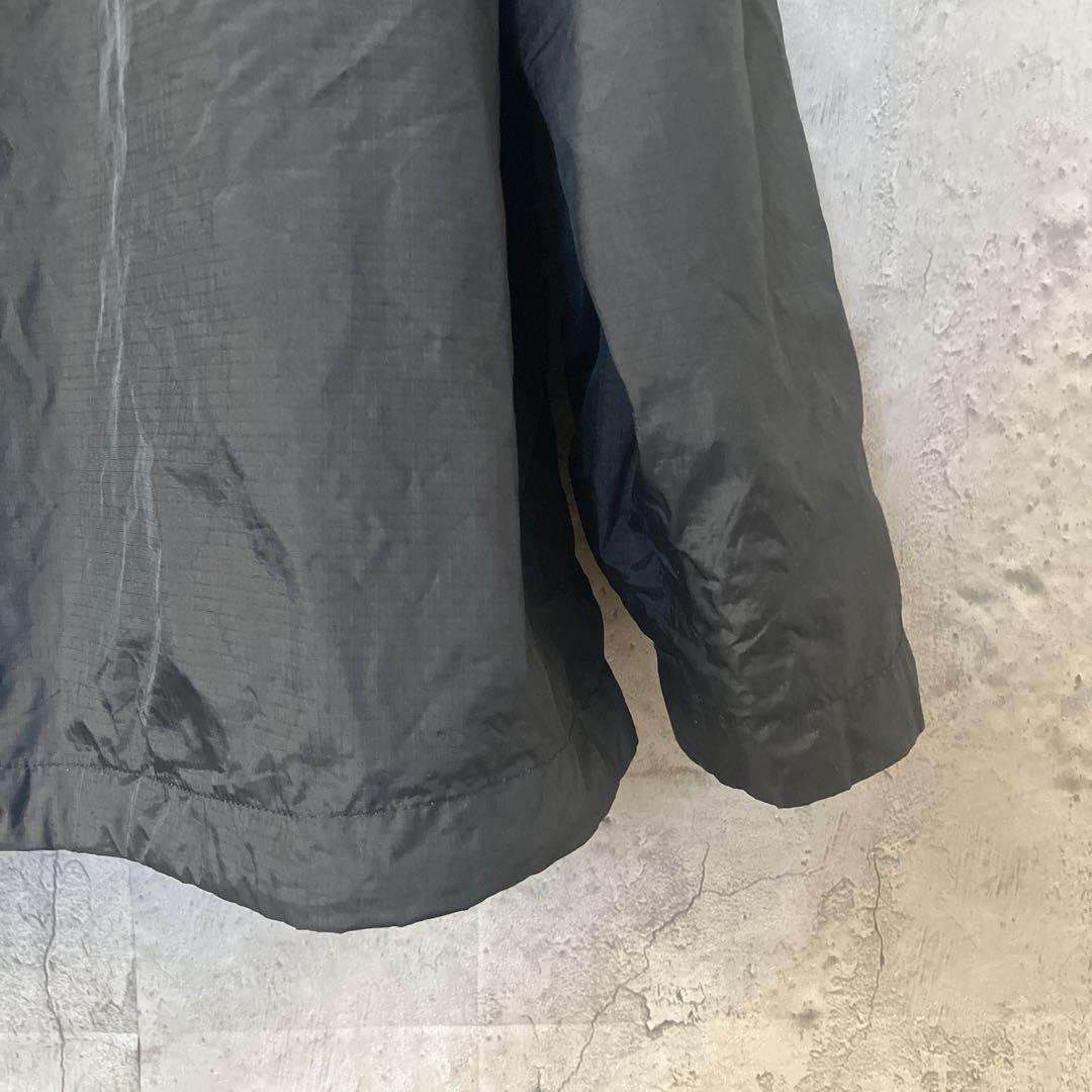 ザノースフェイス　ハイベント　マウンテンパーカー　ナイロン　黒×青　メンズXXL