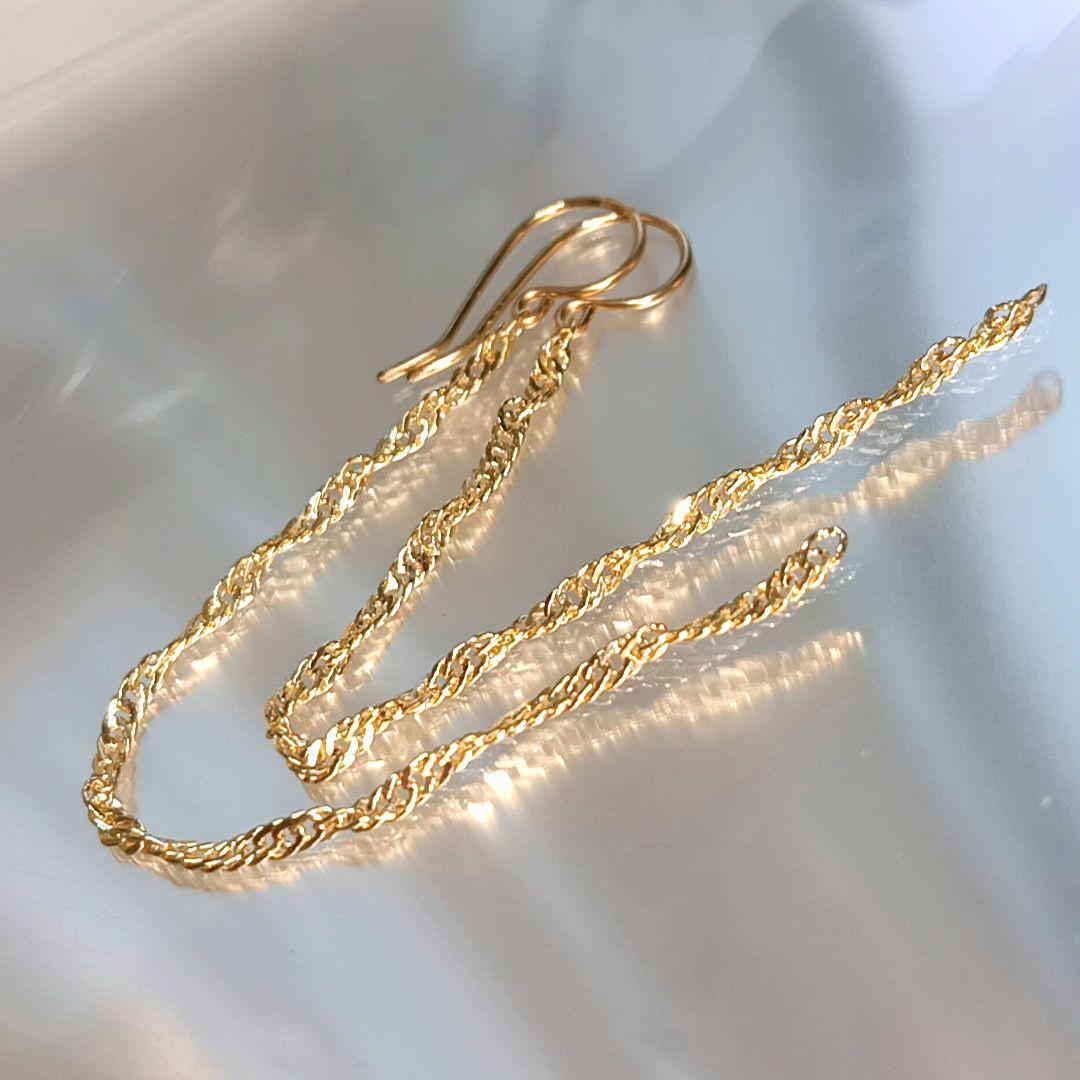 14kgf スクリューチェーンピアス✧