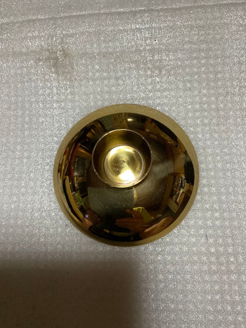 金盃／CACTUS GOLD。三品。【銀婚式の物　未使用品】。