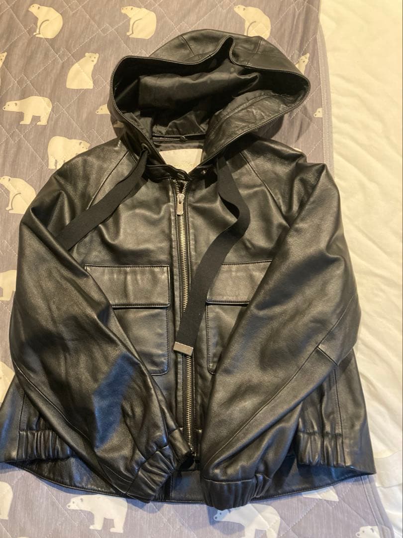 グレースコンチネンタル　レザージャケット　ブラック　本革