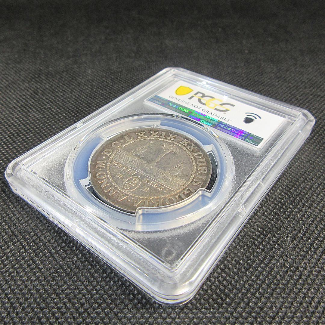 1679 ドイツ 2/3 ターラー 銀貨 PCGS ブラウンシュヴァイク 
