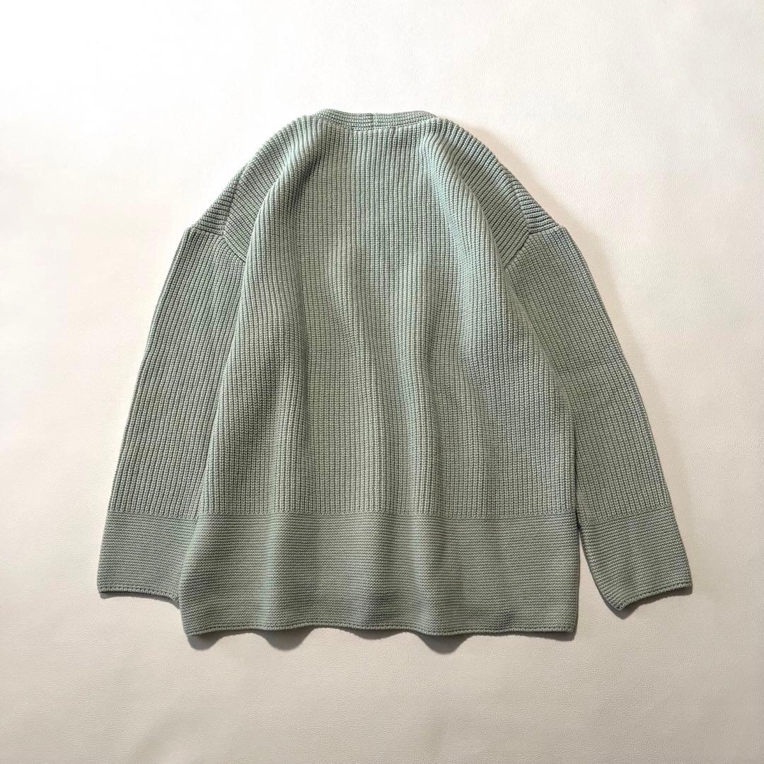 b1735 新品 アンタイトル 大きいサイズ44 Vネック ニットプルオーバー