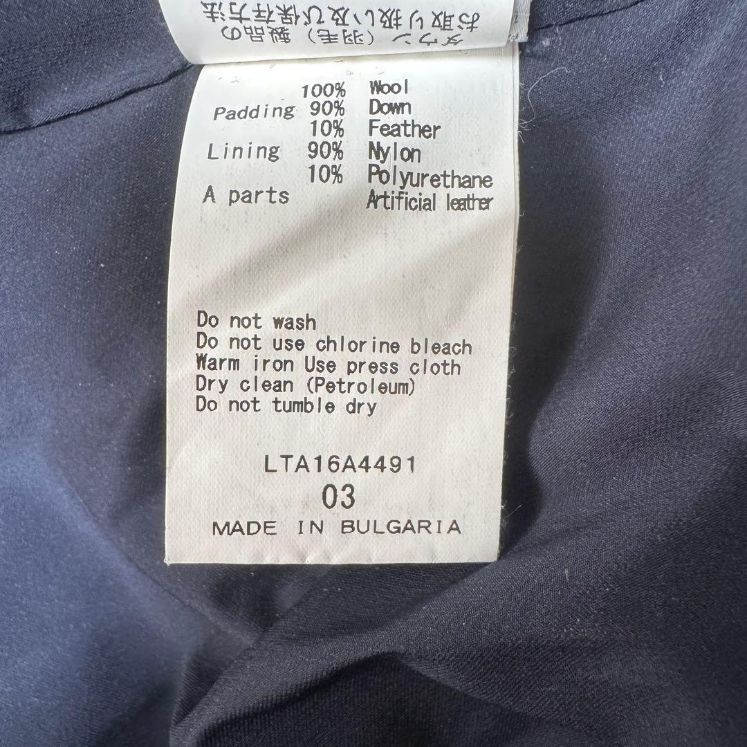 タトラス GIOCONDA ダウンベスト 2way 紺　ネイビー 03