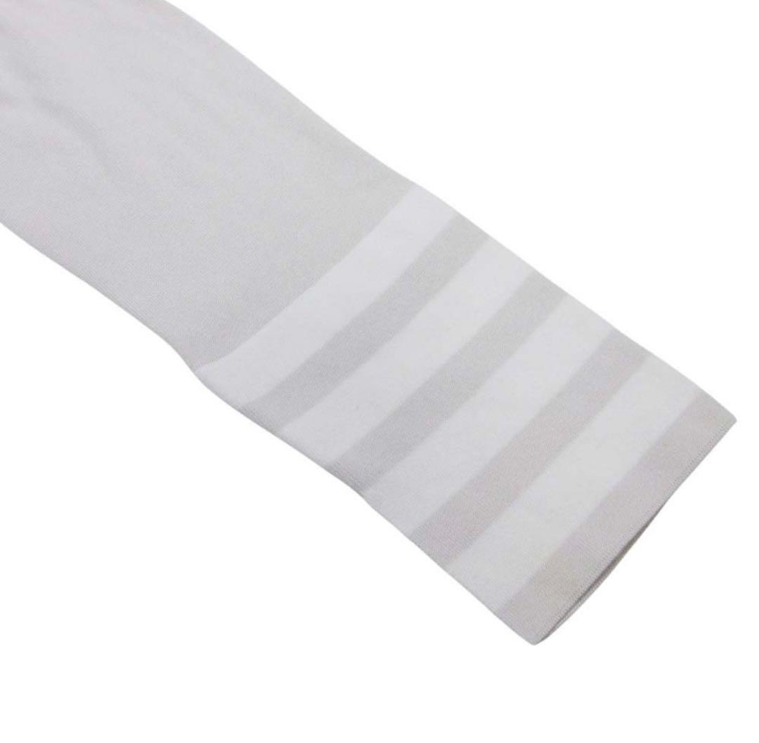 フォクシー FOXEY プラージュ 長袖ニット グレージュ ボーダー サイズ40