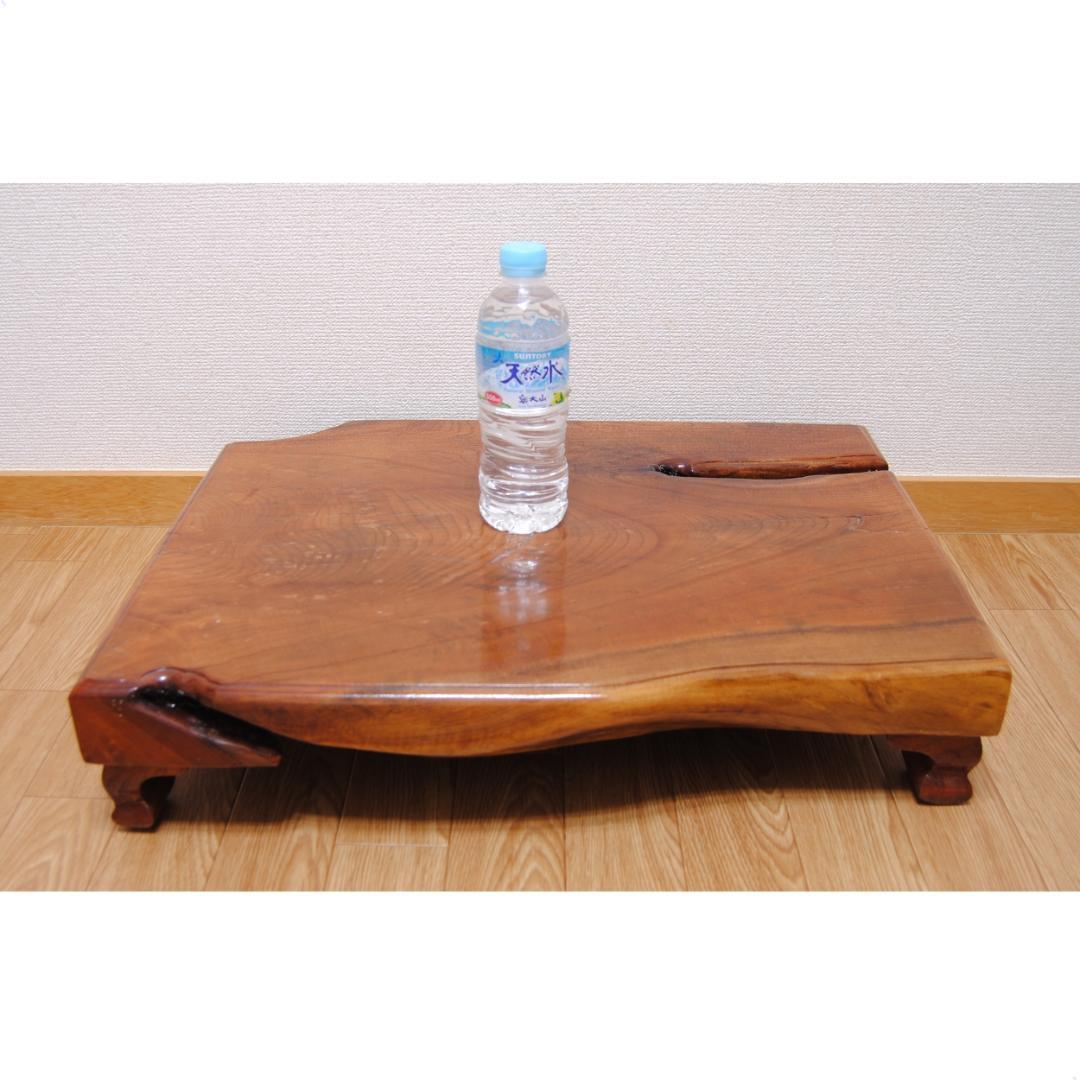 欅？ の花台  木　敷台  一枚板　テーブル 板厚６ｃｍ