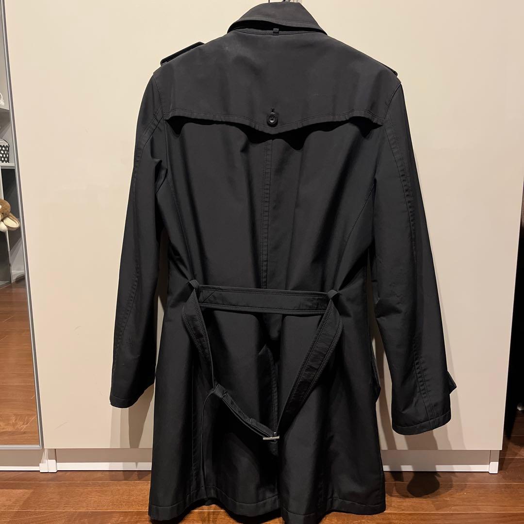H*M様 ブラック トレンチコート ウエス