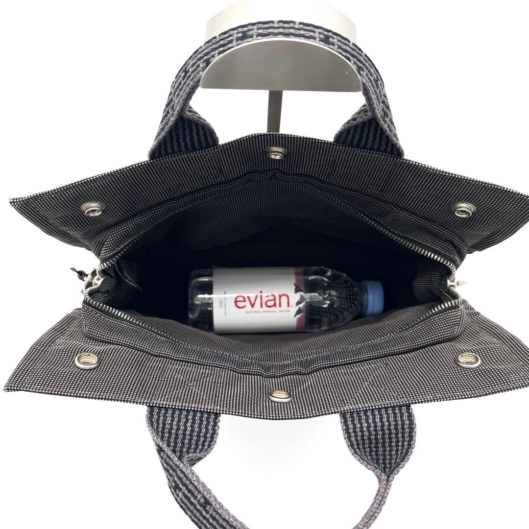 HERMES エルメス エールラインPM トート グレー 鍵2 カデナ