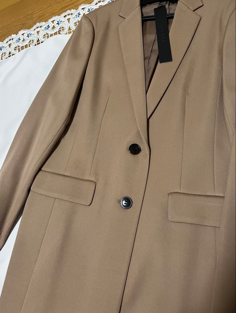 【新品未使用】ANAYI ベージュ チェスターコート 新品タグ付き