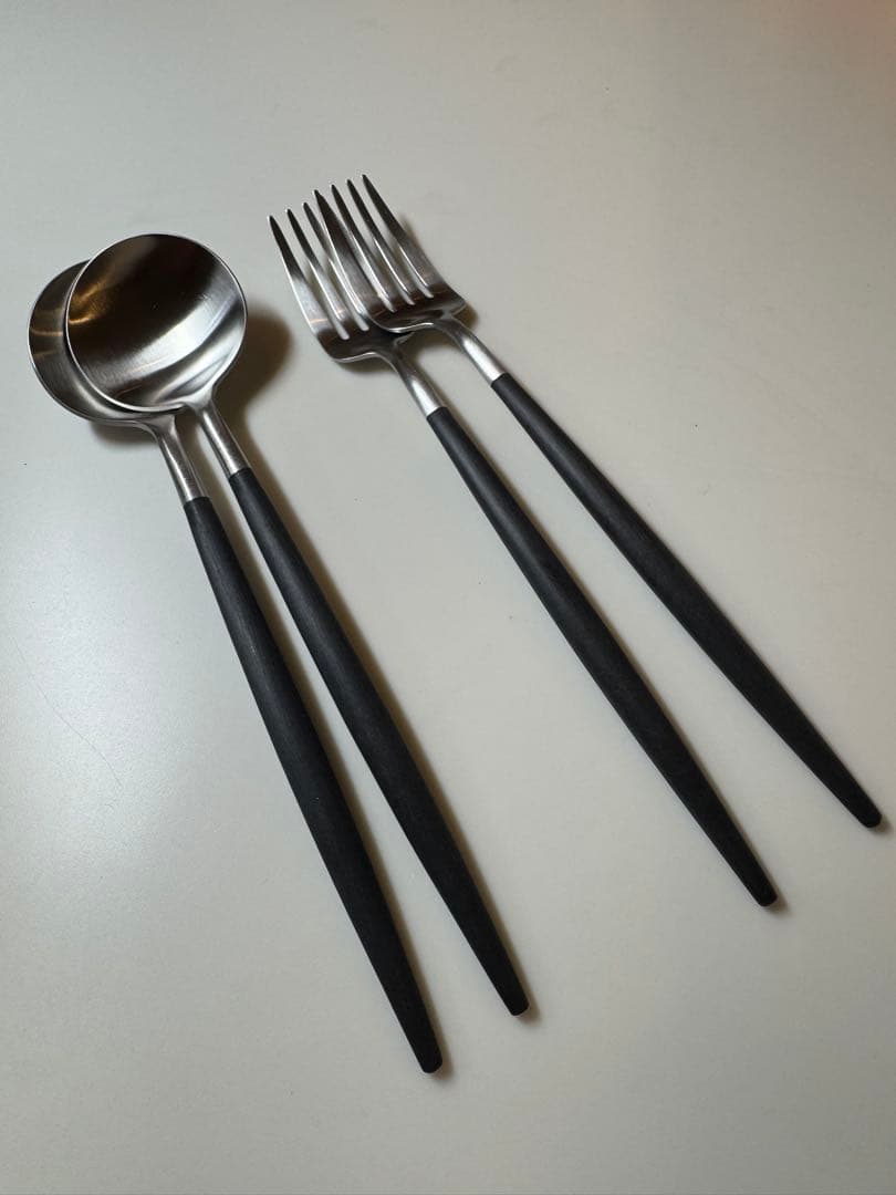 ★未使用★Cutipolカトラリーセット スプーン2本 フォーク2本