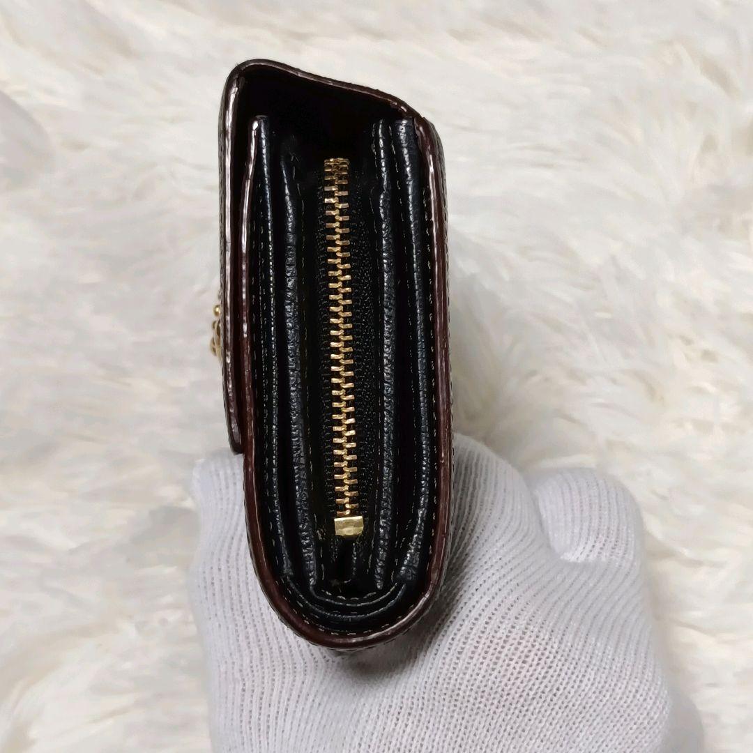 VivienneWestwood 三つ折り財布 オーブ ブラック レザー