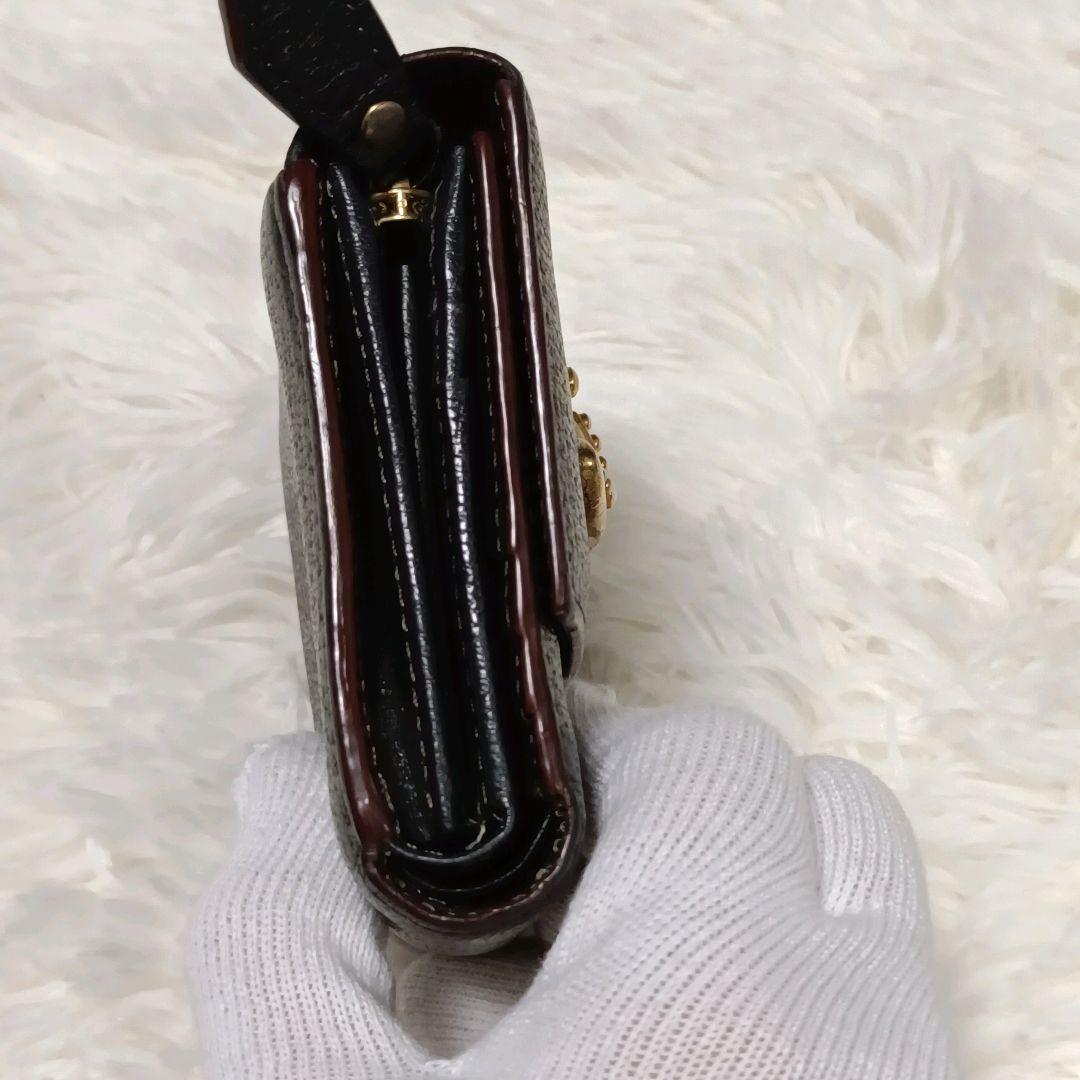 VivienneWestwood 三つ折り財布 オーブ ブラック レザー