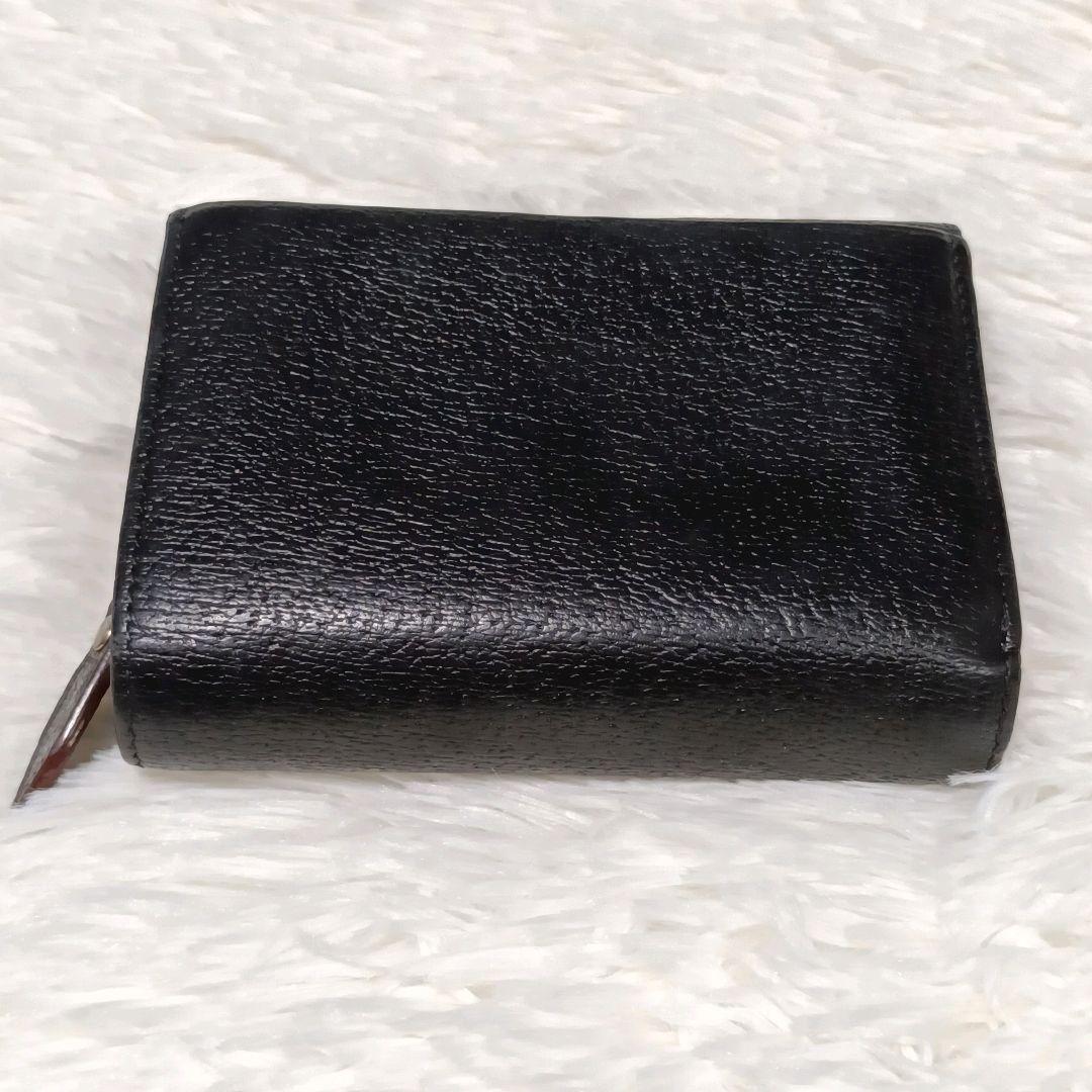 VivienneWestwood 三つ折り財布 オーブ ブラック レザー