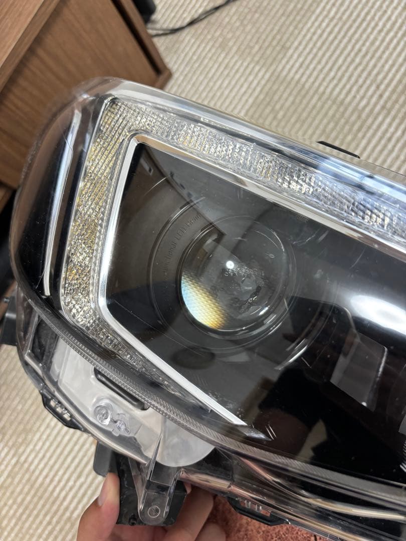 LEDヘッドライト クリアレンズ 2個セット