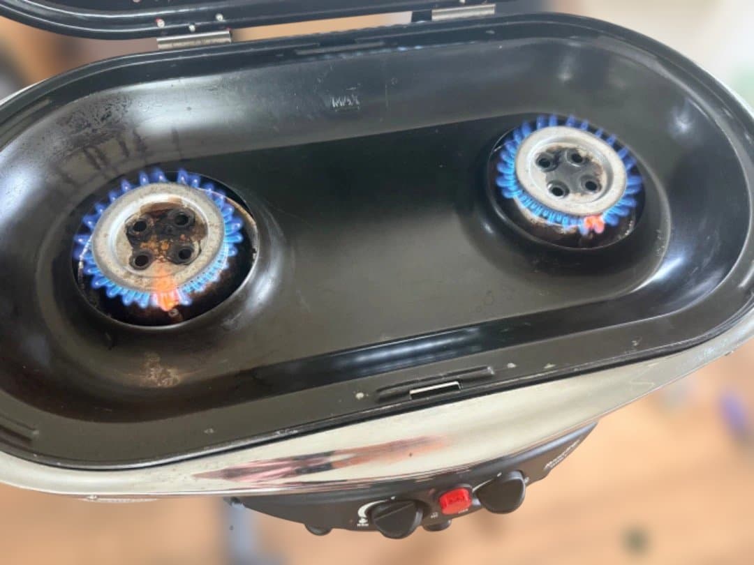 【美品/別売五徳付】コールマン ロードトリップグリル LXE-J 動作確認済