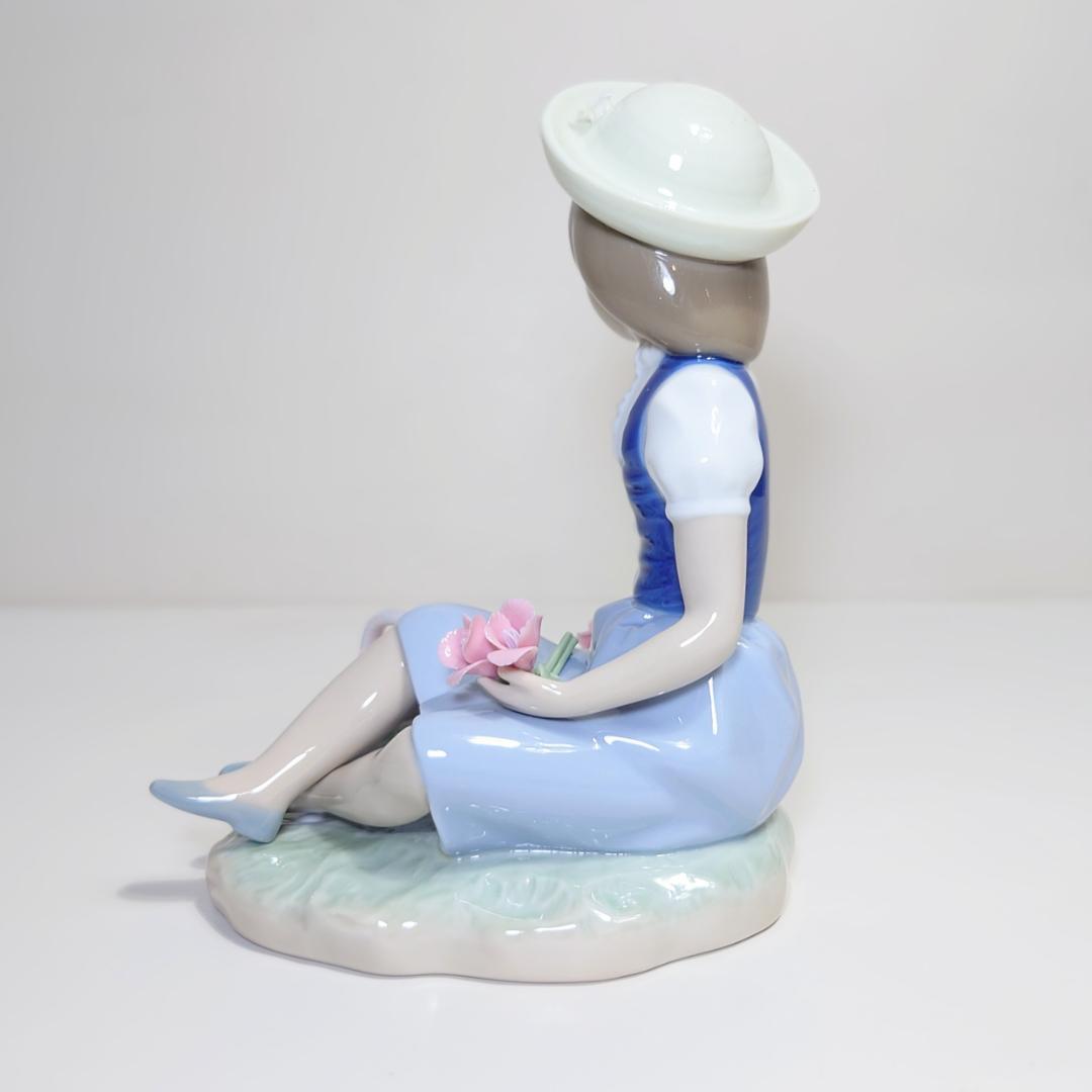 リヤドロ 【LLADRO】野の花とともに/1287 廃盤 フィギュリンスペイン製