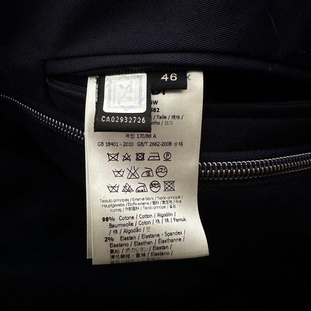 FENDI カシミヤライナー付 比翼 コート