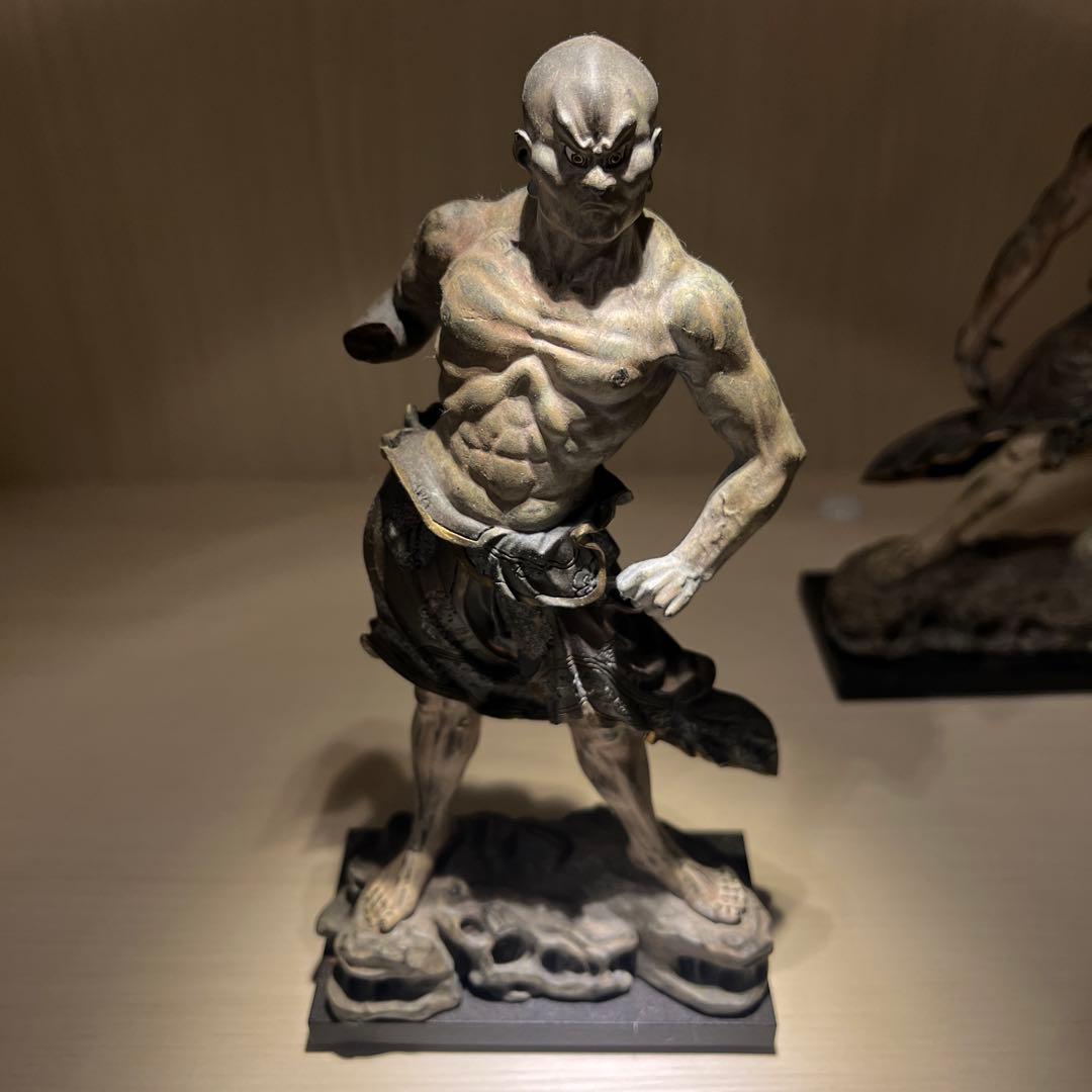 【生産終了品】金剛力士［掌］阿形吽形ペア　イスム仏像フィギュア