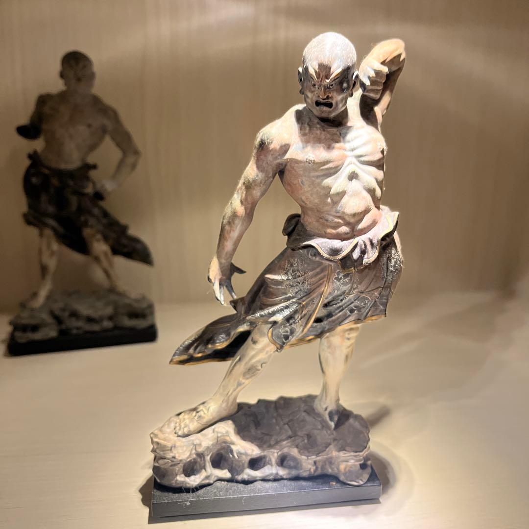 【生産終了品】金剛力士［掌］阿形吽形ペア　イスム仏像フィギュア