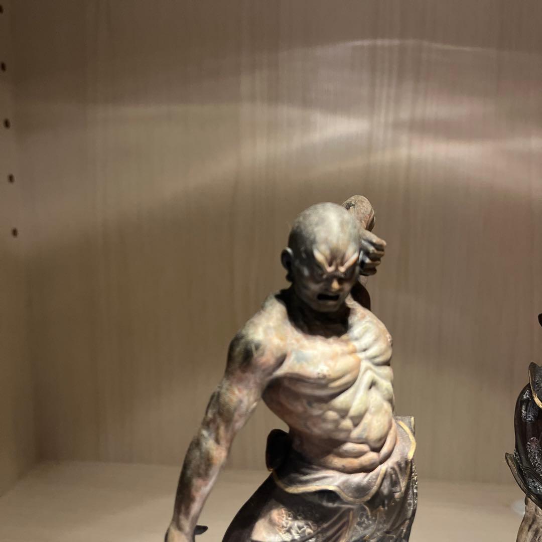 【生産終了品】金剛力士［掌］阿形吽形ペア　イスム仏像フィギュア