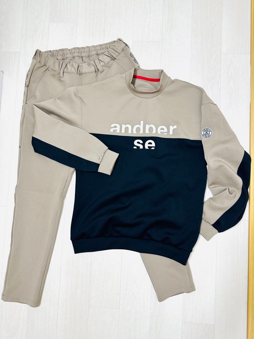 アンパスィ ◆ 上下セット トレーナー＆パンツ ◆ and per se ◆中古