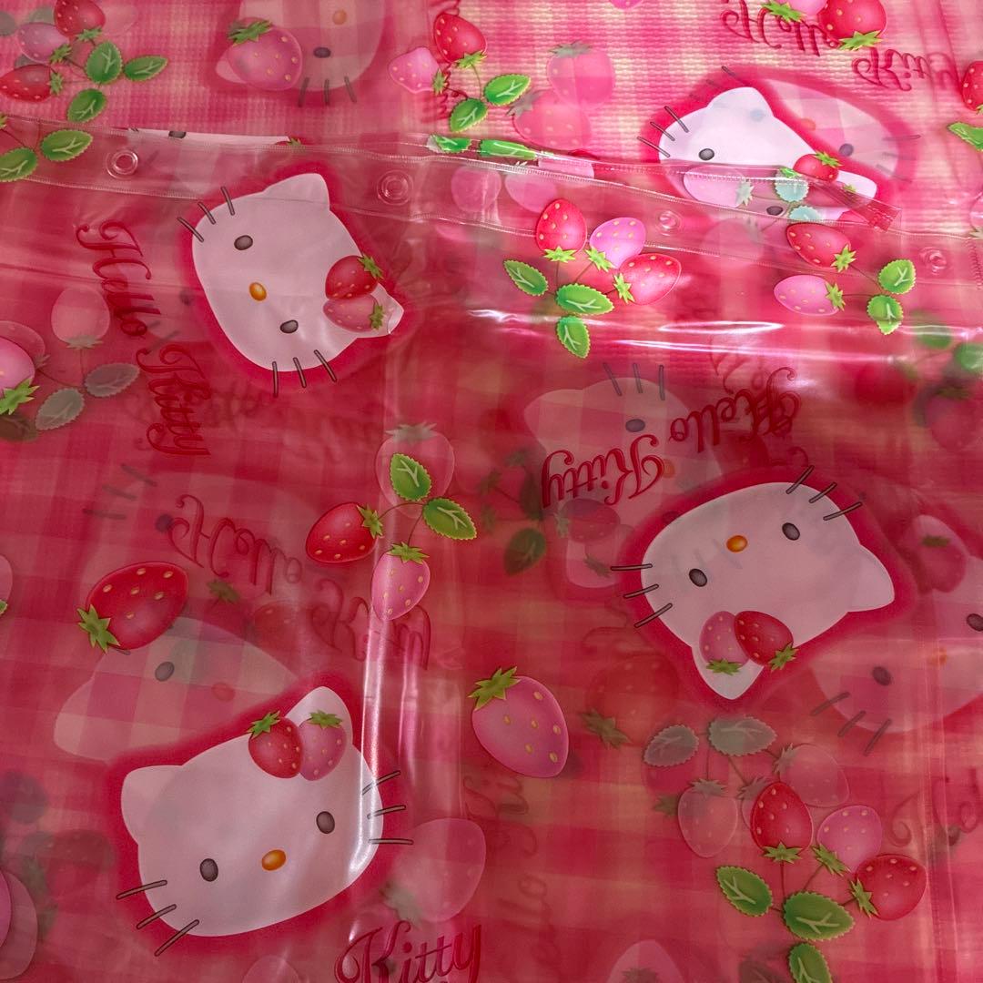 激レア 苺キティ シャワーカーテン キティ 2枚セット