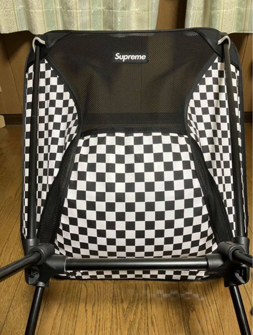 Supreme チェッカーパターン アウトドアチェア
