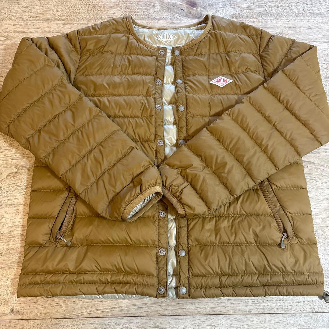 DANTON ブラウン ダウンジャケット 36