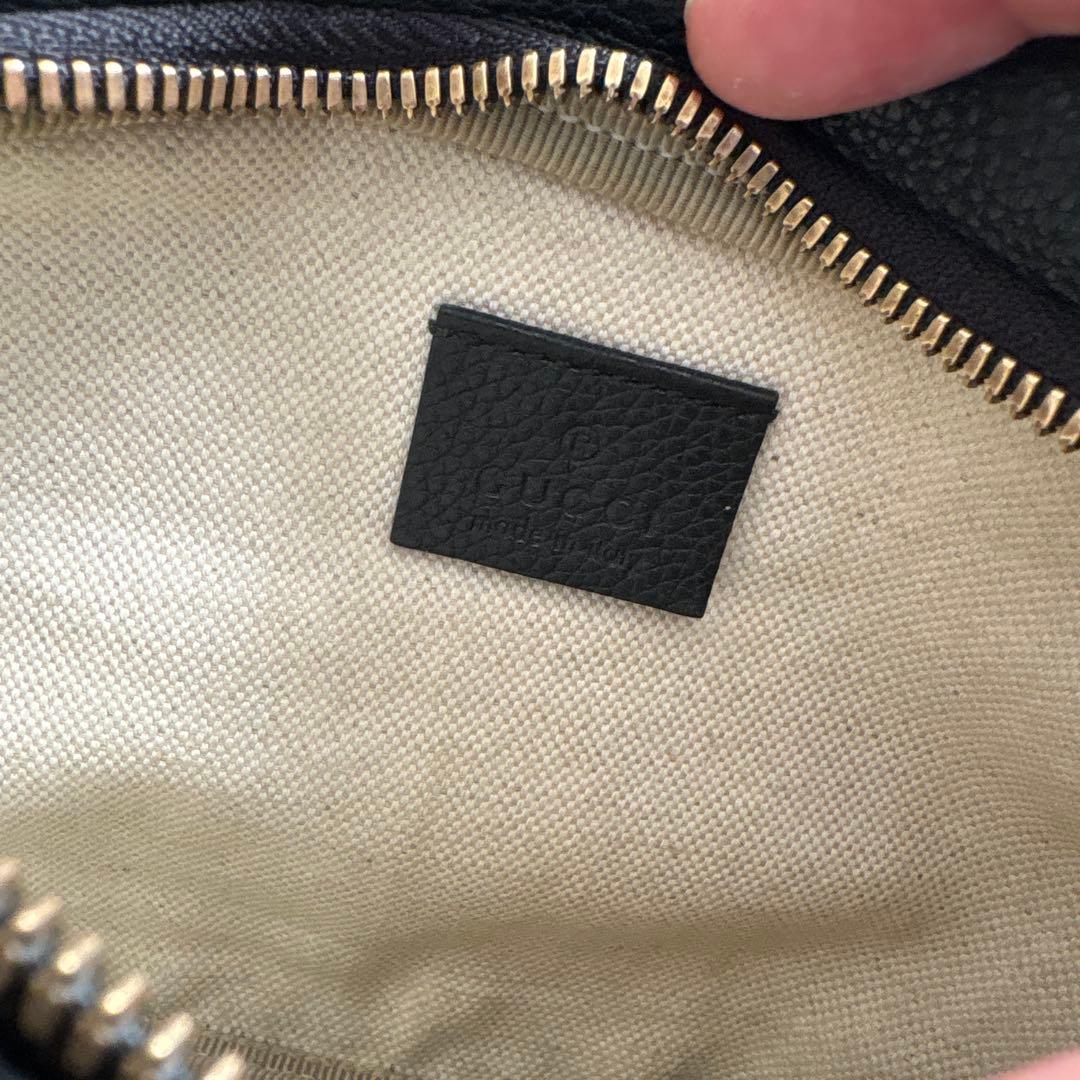 GUCCI バッグ レザーブラック