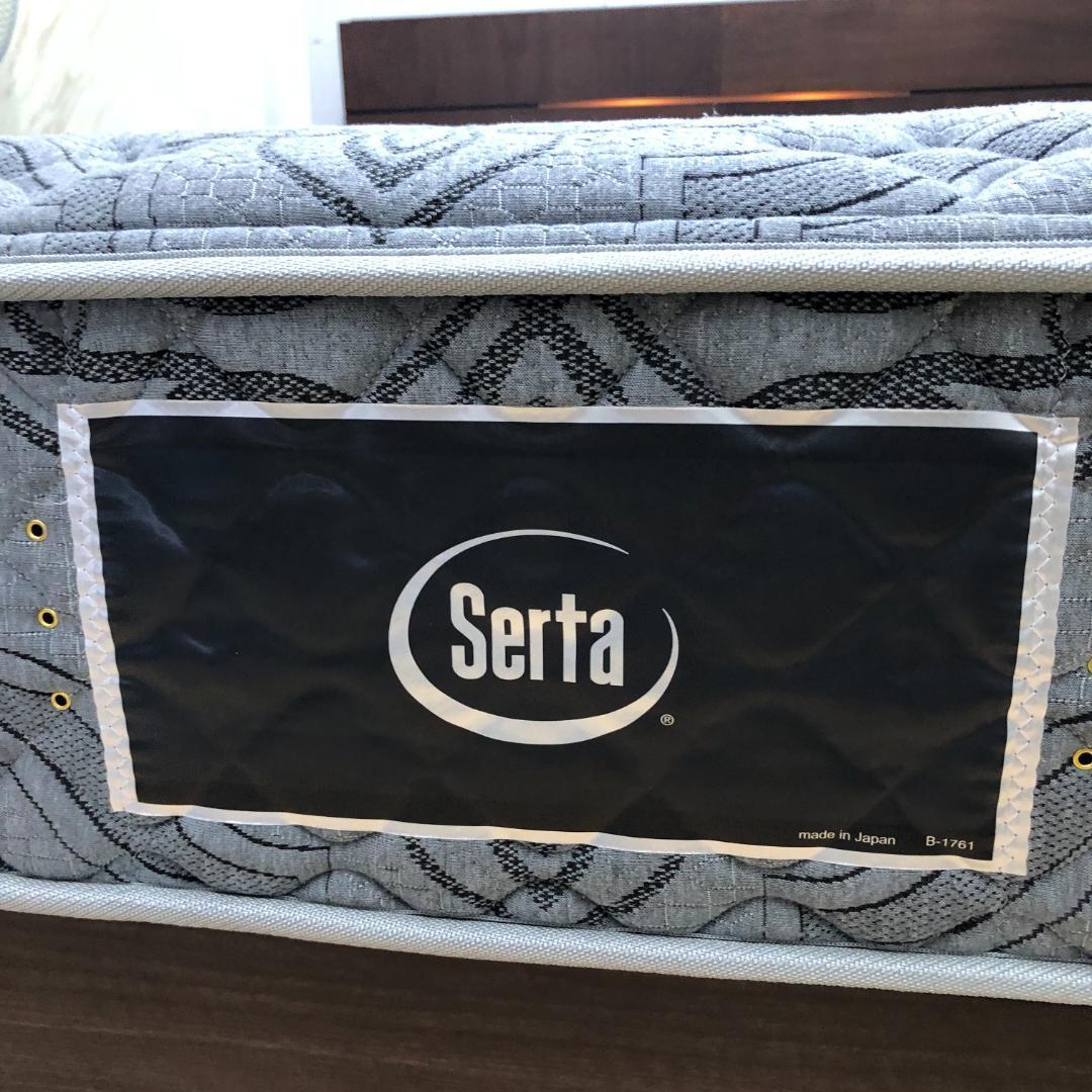 送料無料　超美品　サータ × ドリームベッド ダブル マットレス 88214-