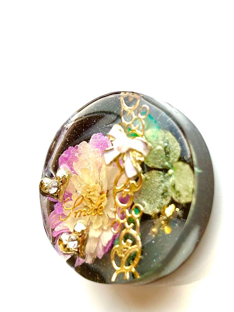 新作☆レジンヘアゴム　チョコミント