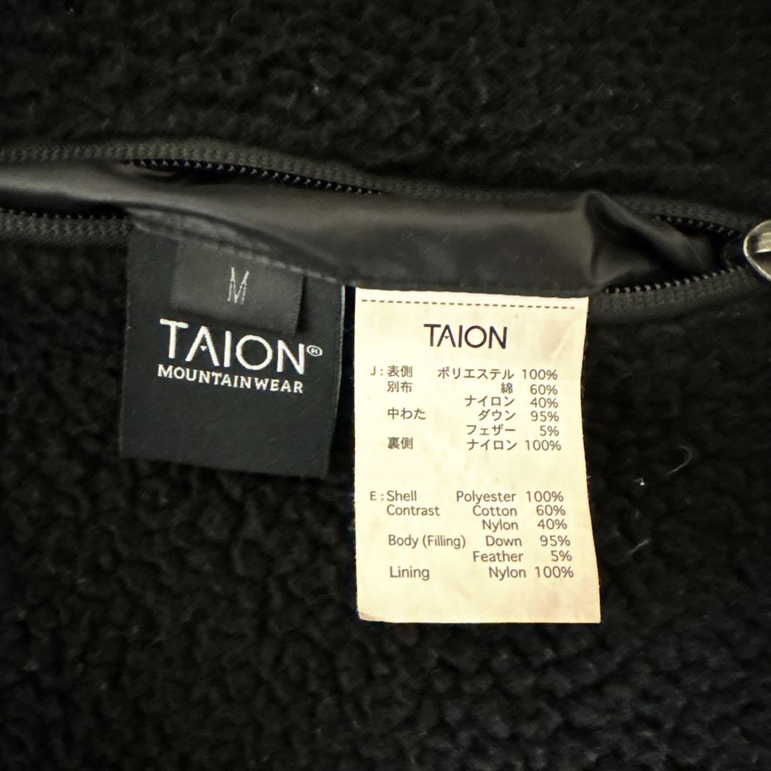 NOLLEY'S × TAION リバーシブル ダウンコート ボア M 黒