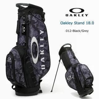 新品 オークリー OAKLEY ゴルフ スタンドキャディバッグ ブラックグレー