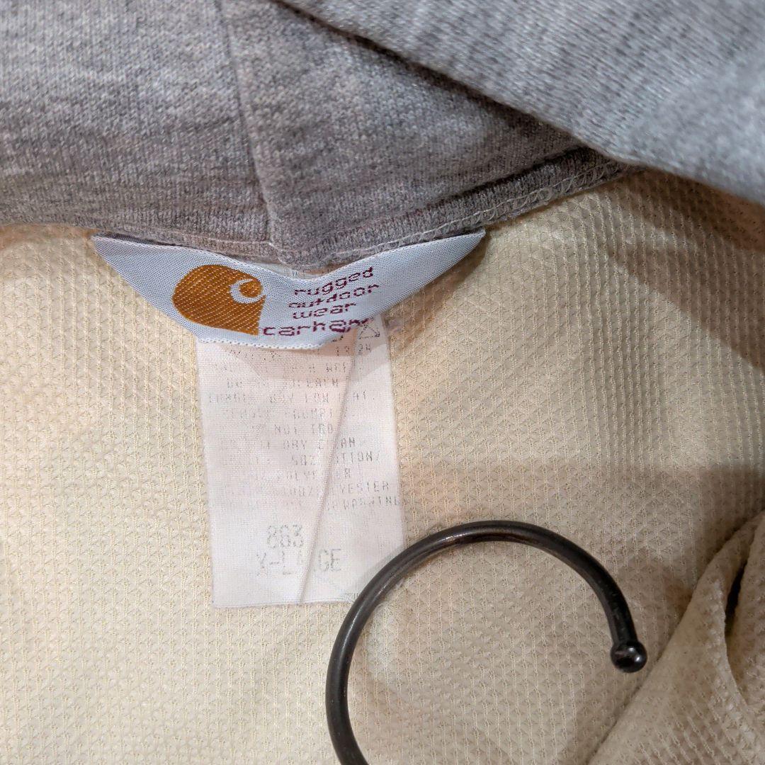 USA Carhartt グレー フルジップパーカー