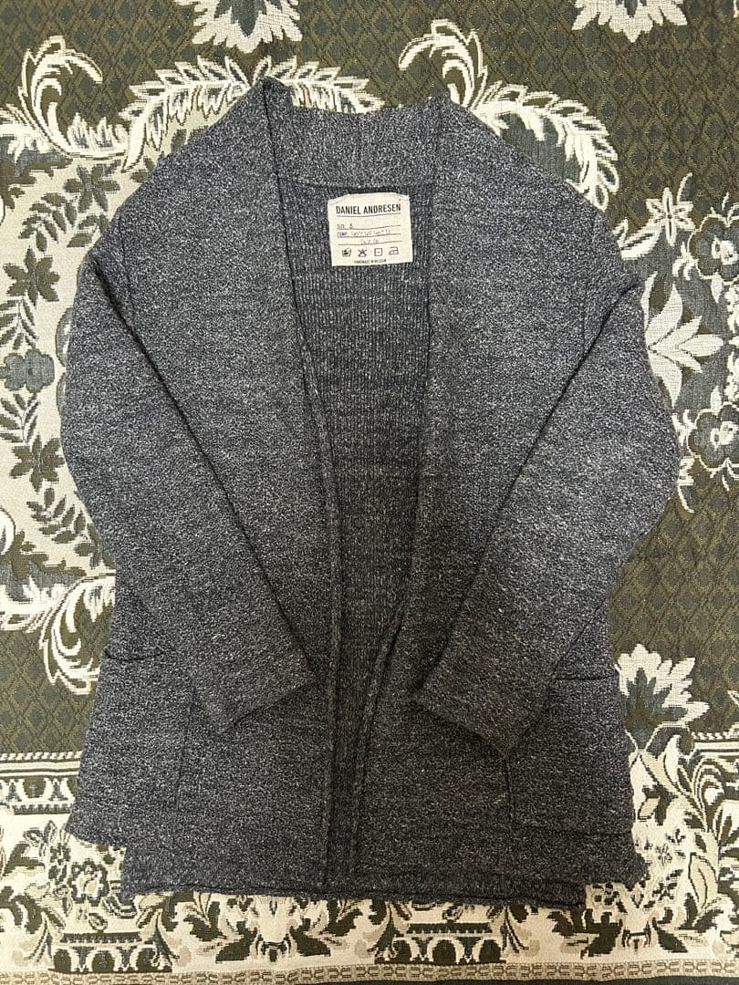ウールリネンピンニットカーディガンセーター DANIEL ANDRESEN