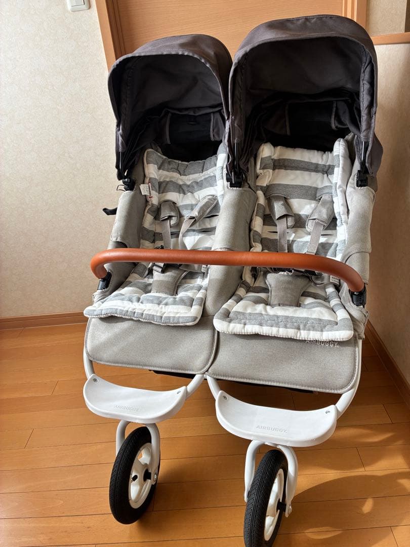 エアバギーココダブルEXフロムバース 双子 グレーブラウン