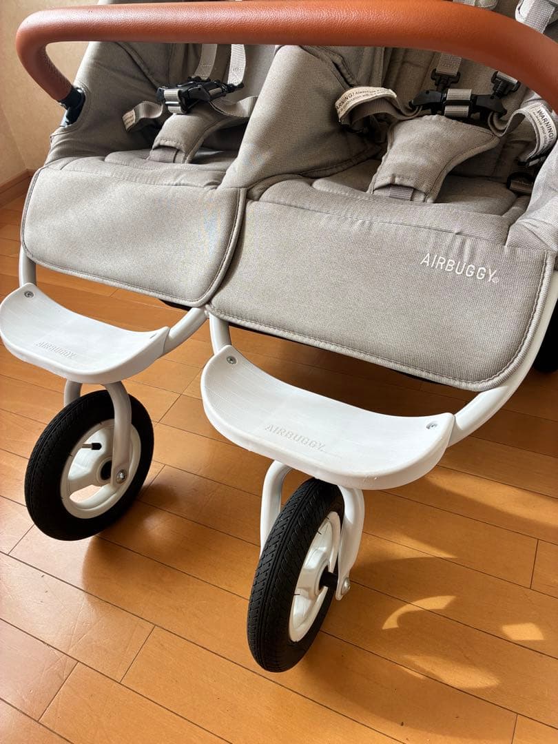 エアバギーココダブルEXフロムバース 双子 グレーブラウン