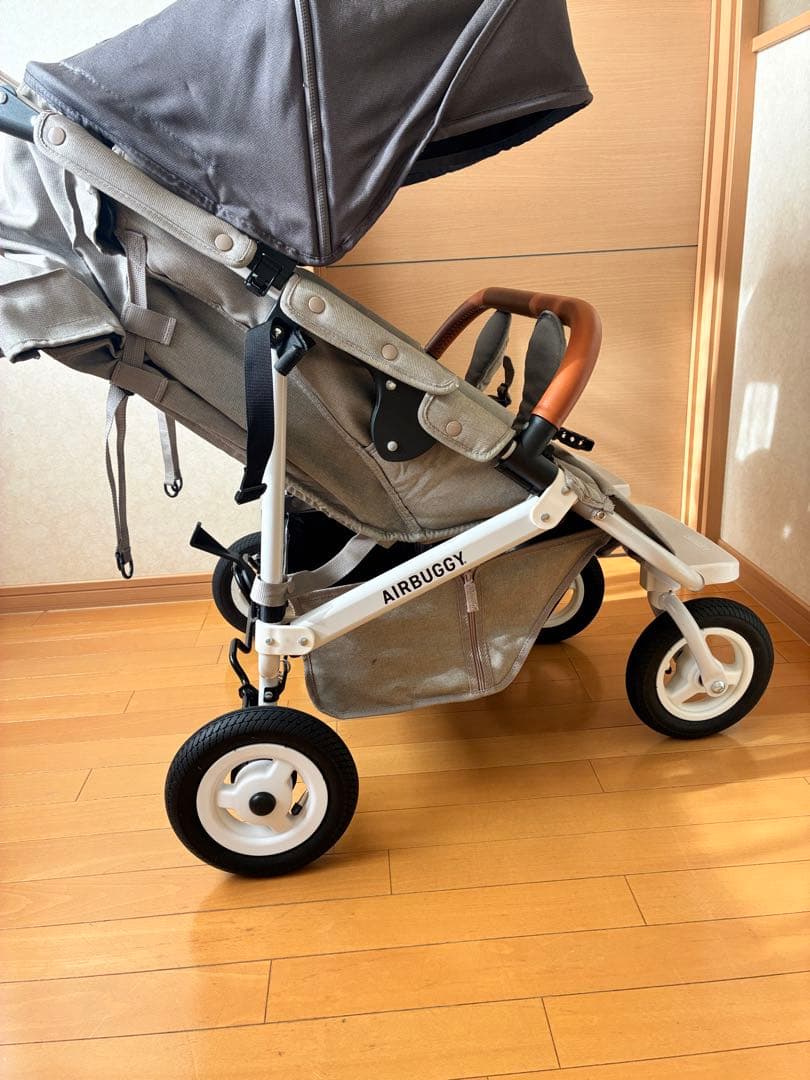 エアバギーココダブルEXフロムバース 双子 グレーブラウン
