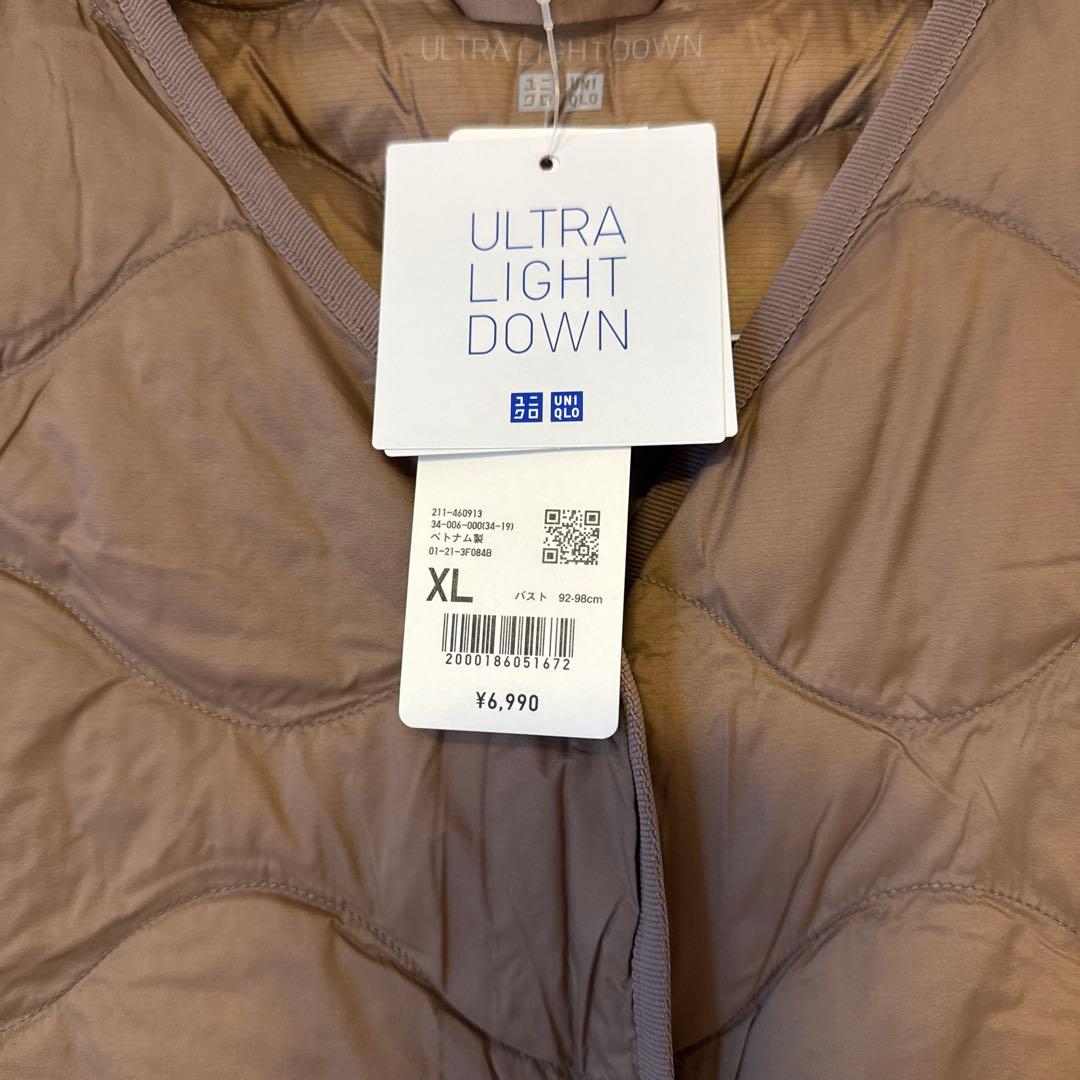☆専用☆UNIQLO ウルトラライトダウン ロングジレ ダウンベスト XL
