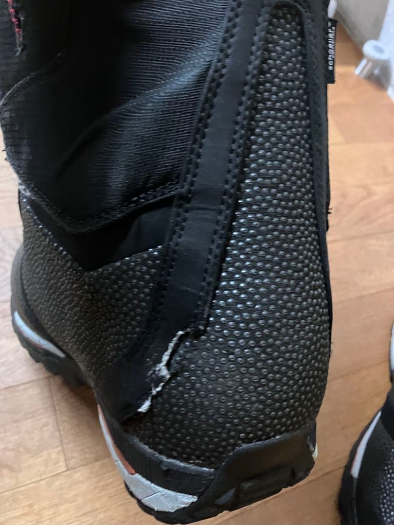 スノーボードブーツ(男性用) 黒/赤/緑　SLX