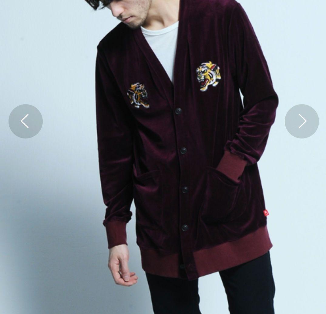 ⭐drraodi⭐VIRGO　ヴァルゴ　ベロアカーディガン　虎刺繍 コラボ